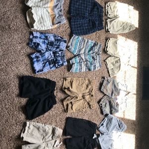 12 pairs of boys shorts. Size 4T